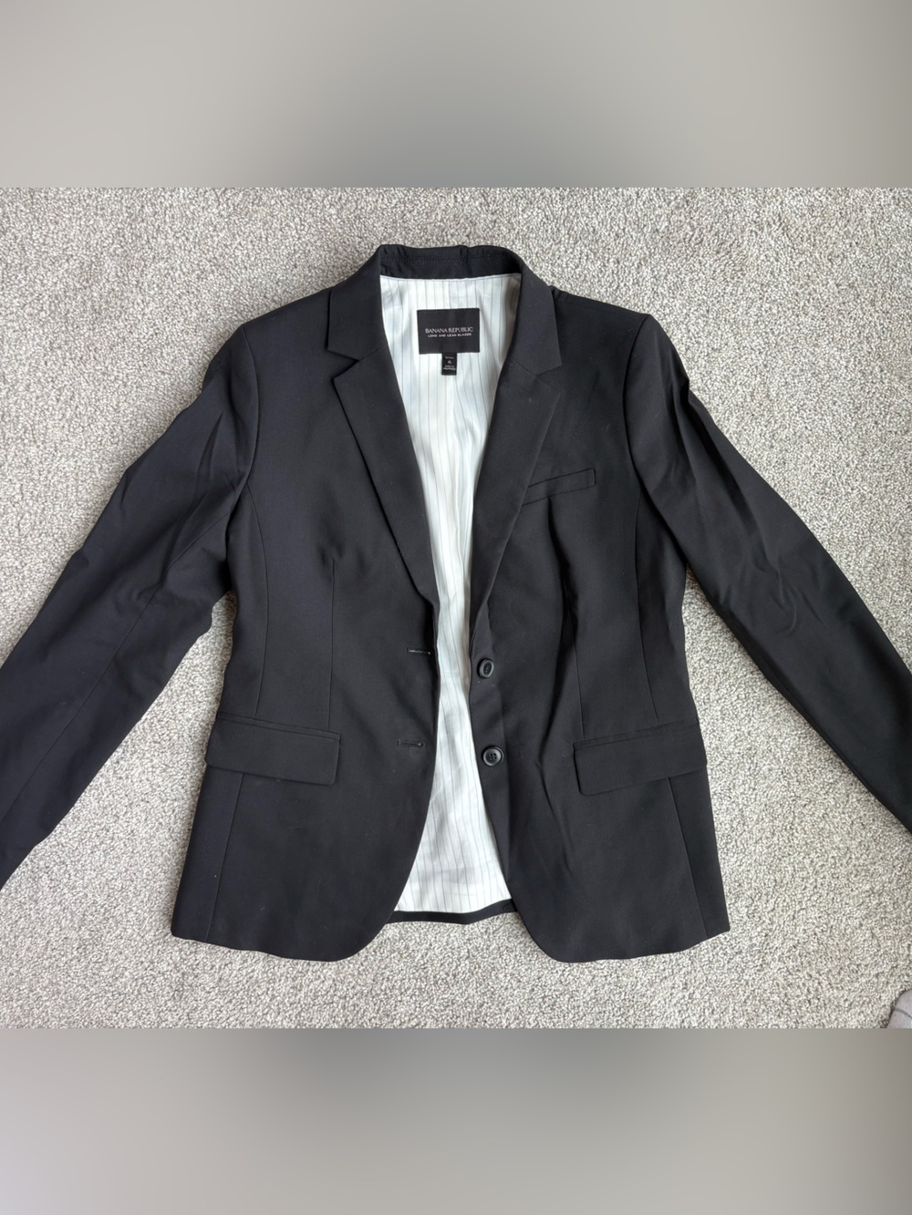 Banana Republic Black Tailored Blazer